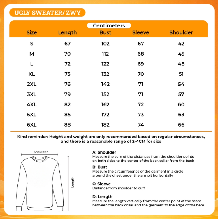 3D UGLY SWEATER - Bleach AU Store