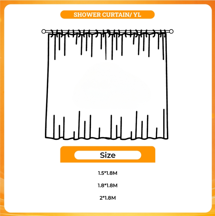 3D shower curtain - Bleach AU Store