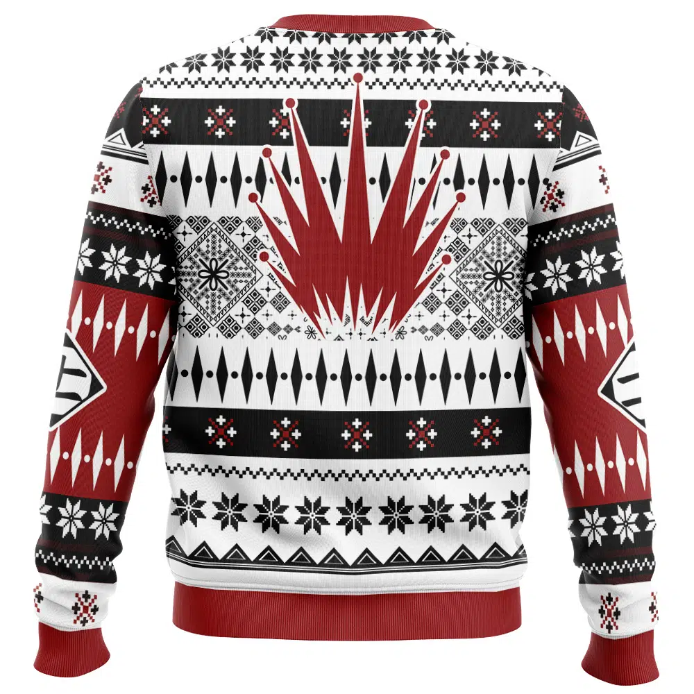 Chibi Kenpachi Zaraki Bleach Ugly Christmas Sweater - Image 2