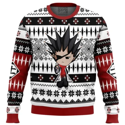 Chibi Kenpachi Zaraki Bleach Ugly Christmas Sweater