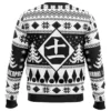 Chibi Kenpachi Zarakii Bleach Ugly Christmas Sweater BACK mockup - Bleach AU Store