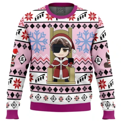 Christmas Chibi Aizen Bleach Ugly Christmas Sweater