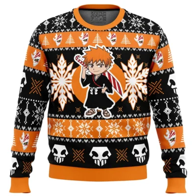 Christmas Chibi Ichigo Bleach Ugly Christmas Sweater
