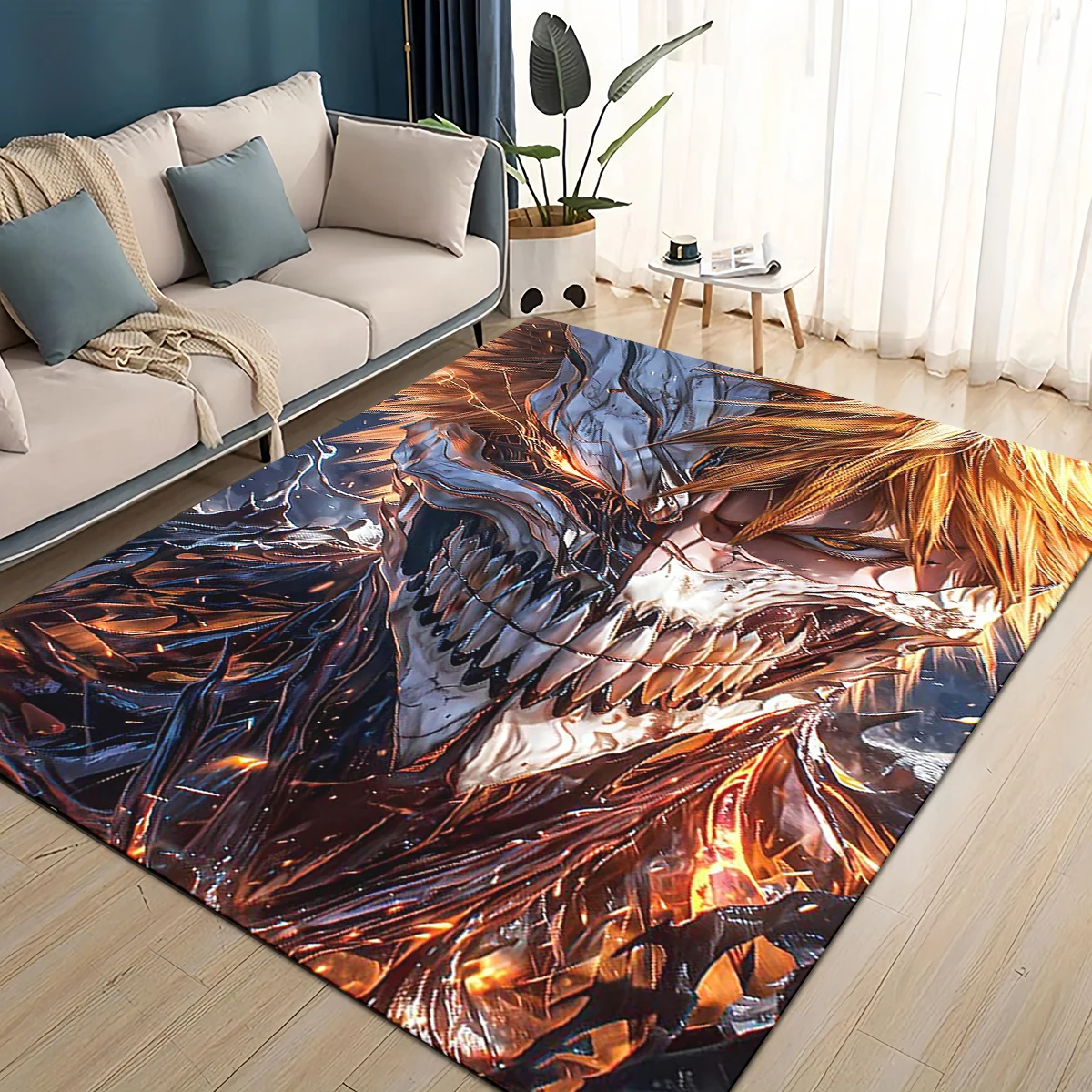 Renji Abarai Bleach Dynamic Rug