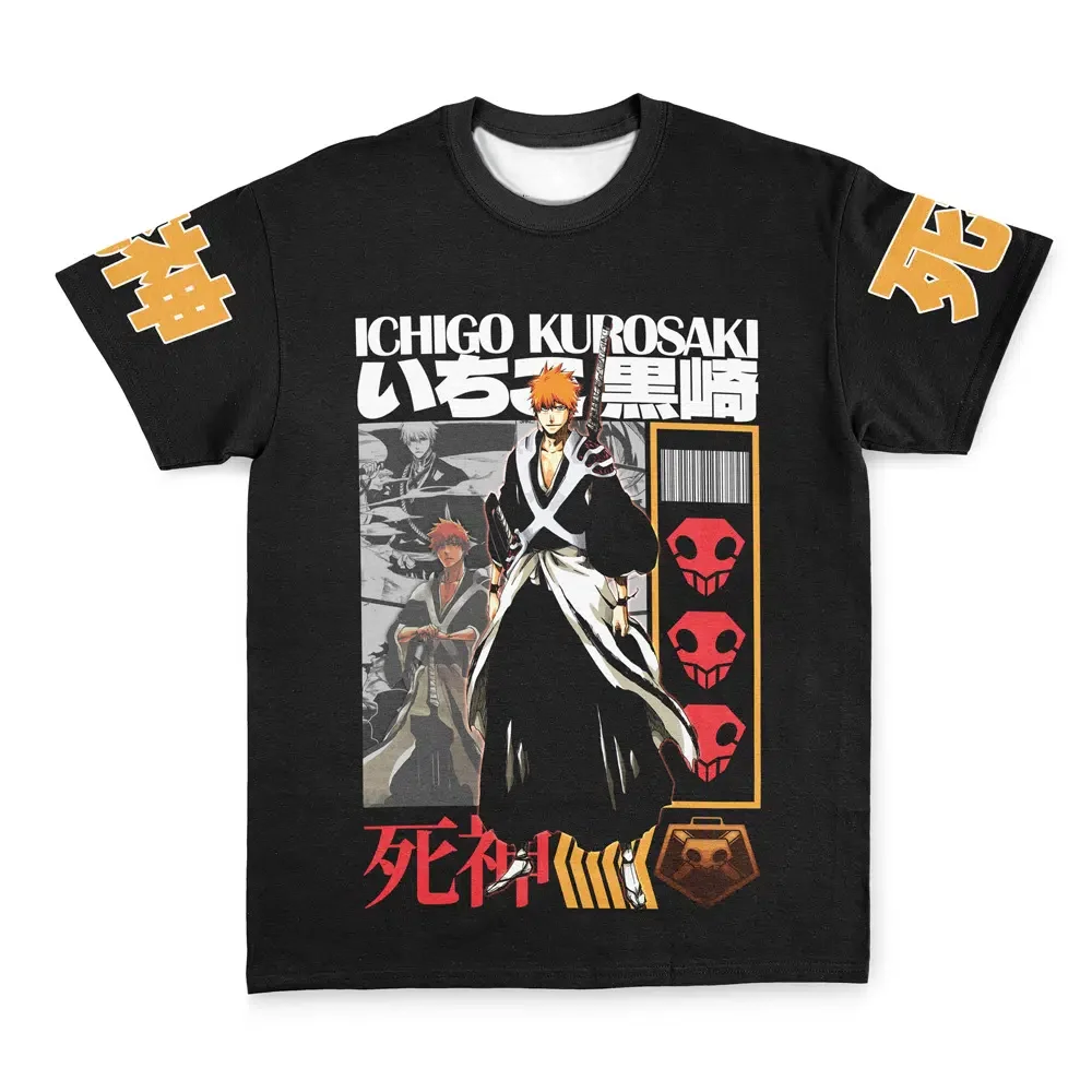 Bleach Kurosaki Ichigo Manga Panel 3D T-Shirt