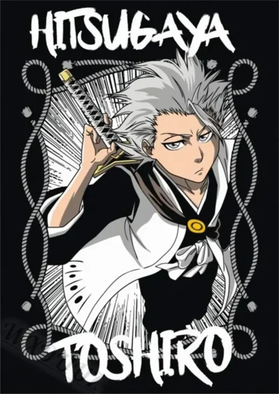 Toshiro Hitsugaya Bleach Frosted Poster