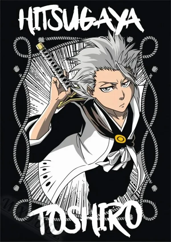Toshiro Hitsugaya Bleach Frosted Poster