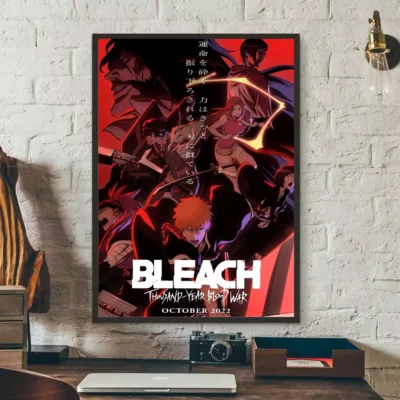Rukia Bleach Moonlit Wall Art