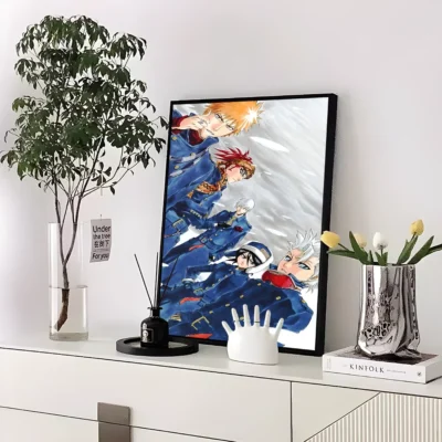 Byakuya Bleach Sakura Wall Art