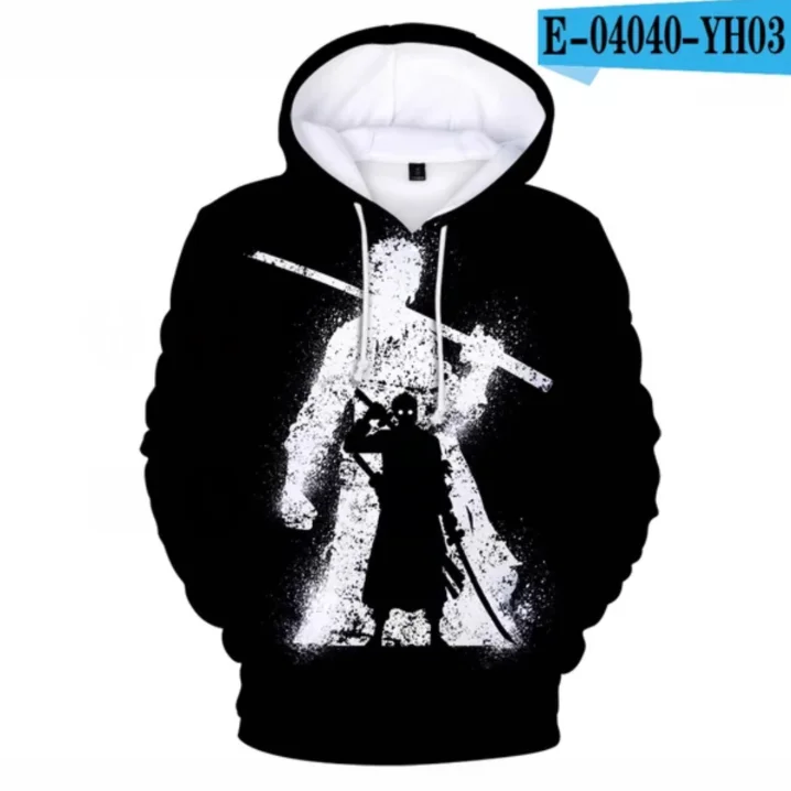 Ulquiorra Despair Silent 3D Hoodie