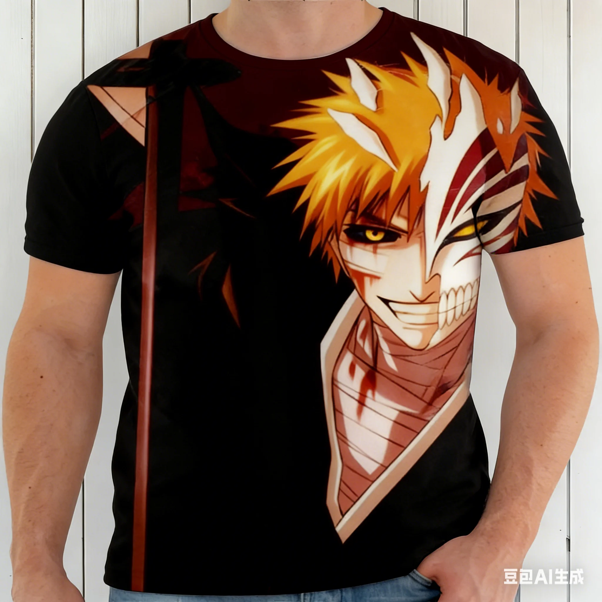 Toshiro Ice Dragon Cool 3D T-Shirt