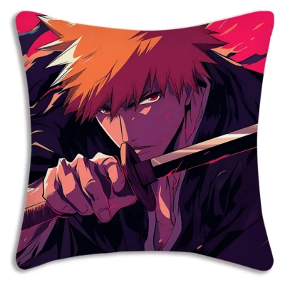 Toshiro Bleach Icy Throw Pillow