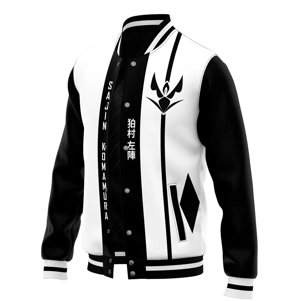 Sajin Komamura Bleach Varsity Jacket - Image 3