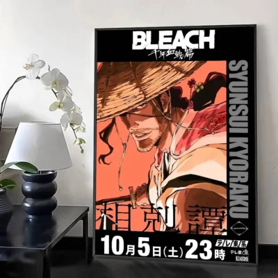 Renji Bleach Crimson Wall Art