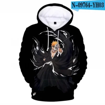 Bankai Ichigo Burning Power 3D Hoodie