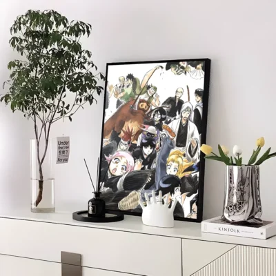 Rukia Bleach Snowfall Wall Art
