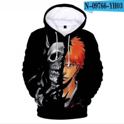 Yoruichi Flash Thunder Bold 3D Hoodie