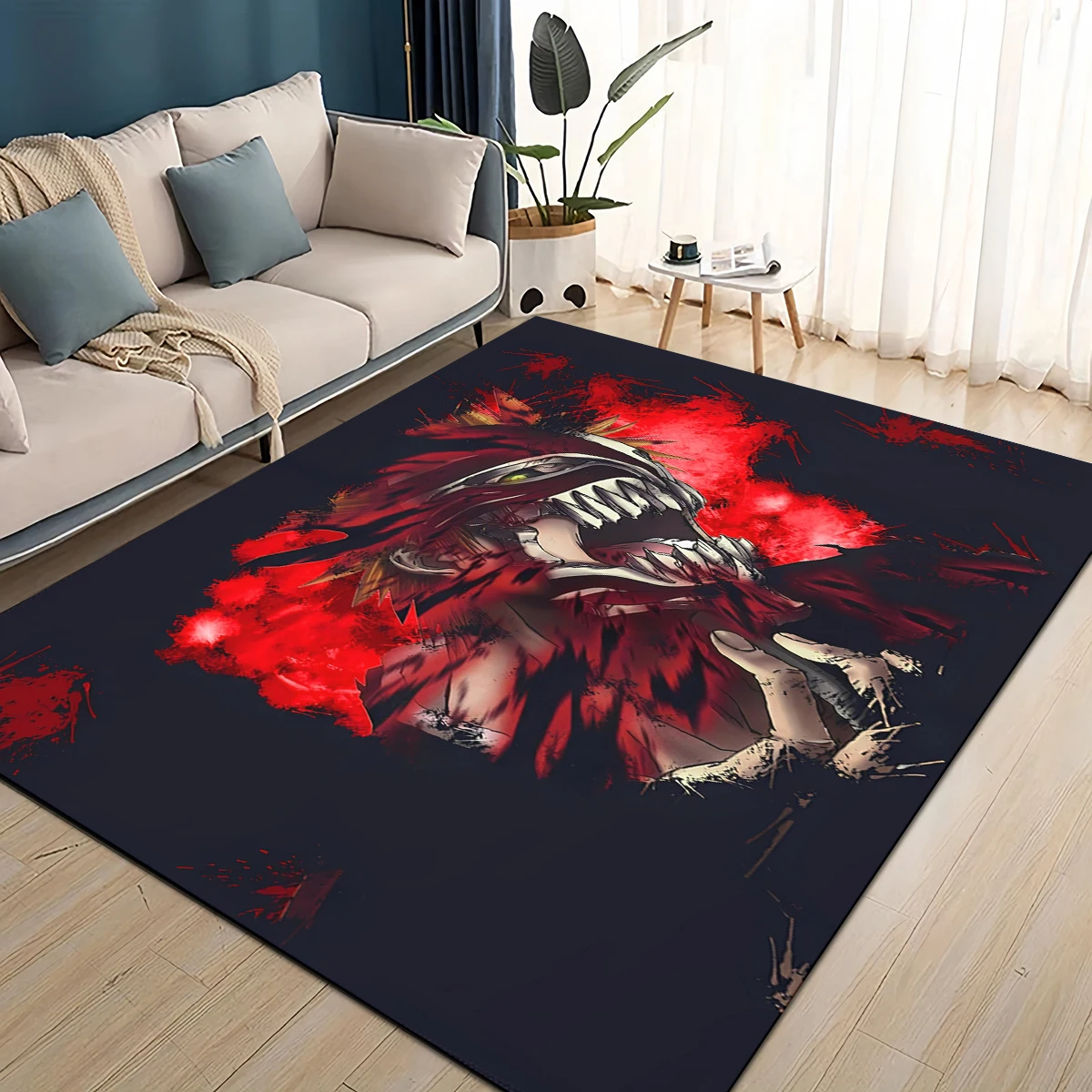 Kenpachi Zaraki Bleach Savage Rug