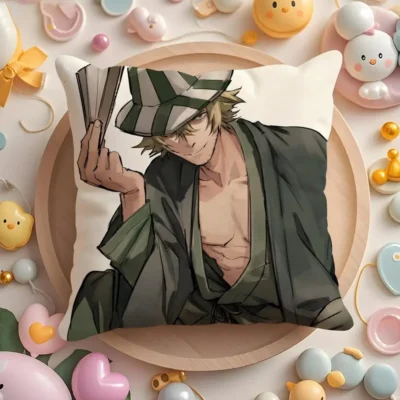 Zaraki Bleach Ruthless Throw Pillow