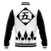 Sosuke Aizen Bleach Varsity Jacket BACK Mockup - Bleach AU Store