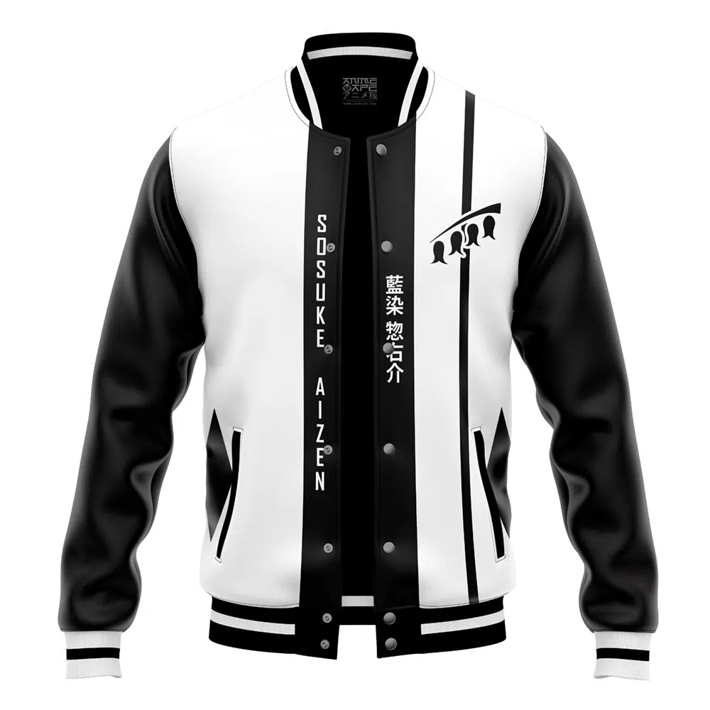 Sosuke Aizen Bleach Varsity Jacket