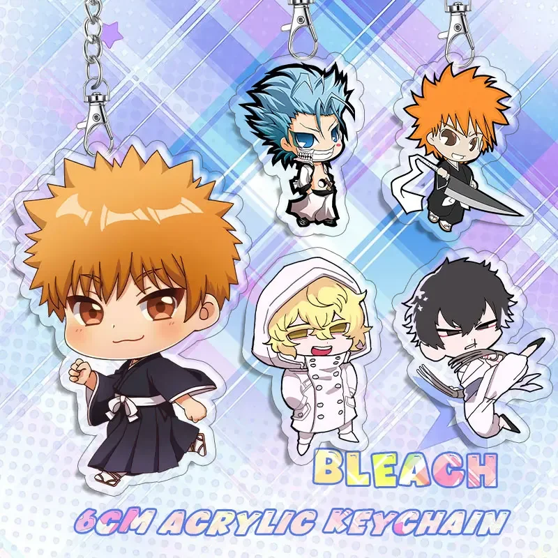 6cm Bleach KeyChain Pendant Acrylic Key Ring