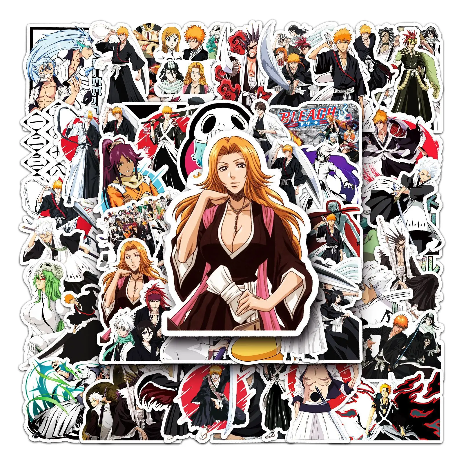 50PCS Classic Anime Bleach Sticker Cartoon