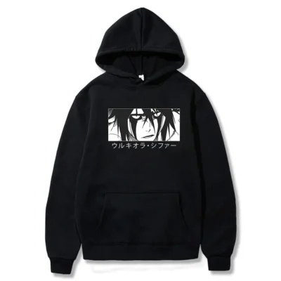 Japanese Anime Bleach Ulquiorra Cifer Manga Harajuku Hoodies