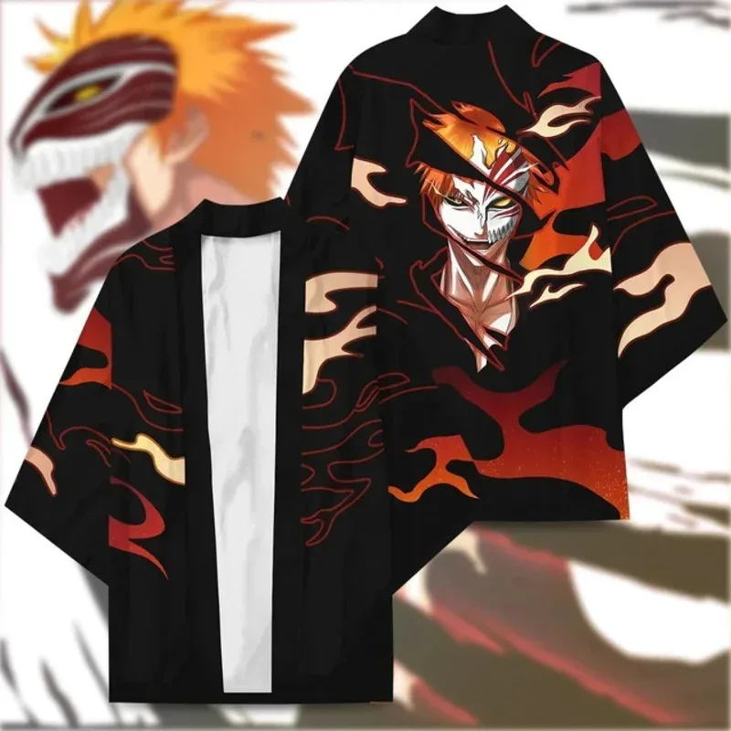 Anime BLEACH Kurosaki ichigo Kimono - Image 5
