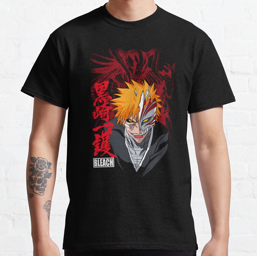 Bleach Hollow Half Mask Meme T-Shirt