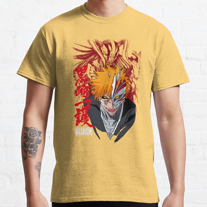 Bleach Hollow Half Mask Meme T-Shirt - Image 6