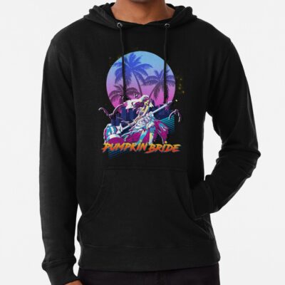 Pumpkin Bride 80S Retrowave Hoodie