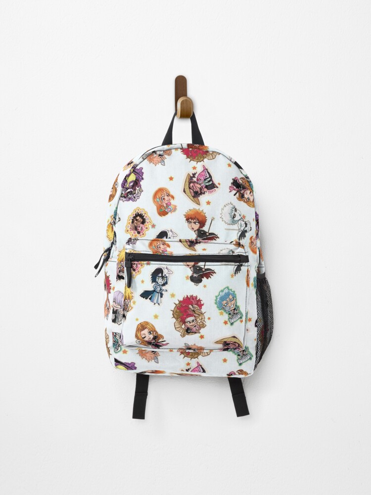 Bleach Pattern Stickers Chibis Backpack