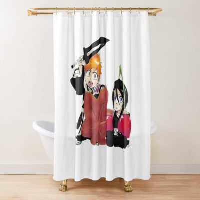 Yoruichi Bleach Shadow Shower Curtain