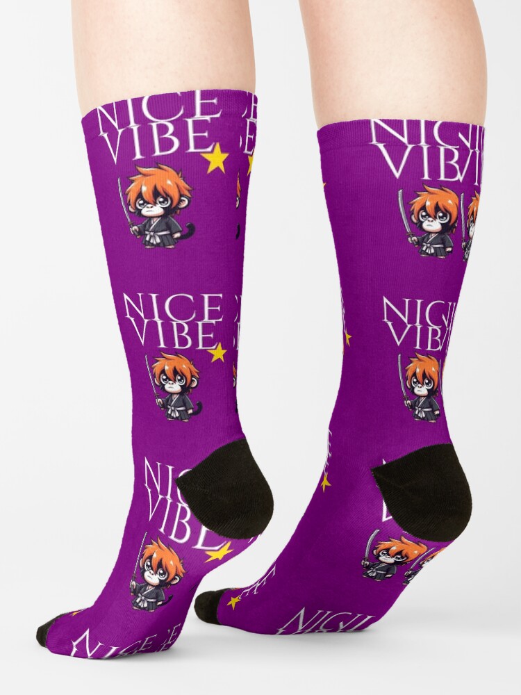 Bleach Nice Vibe Monkey Socks - Image 2